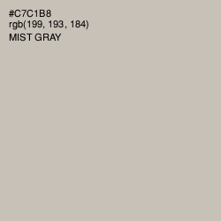 #C7C1B8 - Mist Gray Color Image